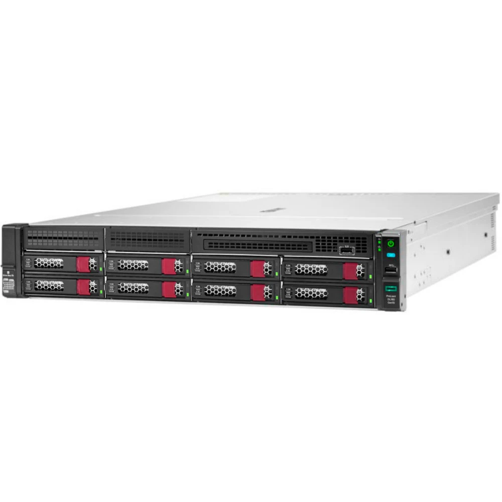 Сервер HPE ProLiant DL380 Gen10 P20249-B21 2U Rack, Xeon Gold 5218, 2300 МГц, 16, 22, 1 x 32 ГБ, SFF 2.5", 8