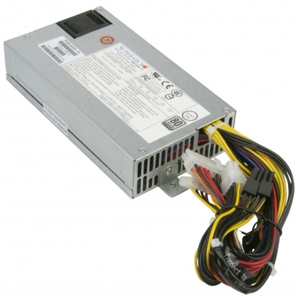 Серверный блок питания Supermicro PWS-505P-1H 1U, 500 Вт