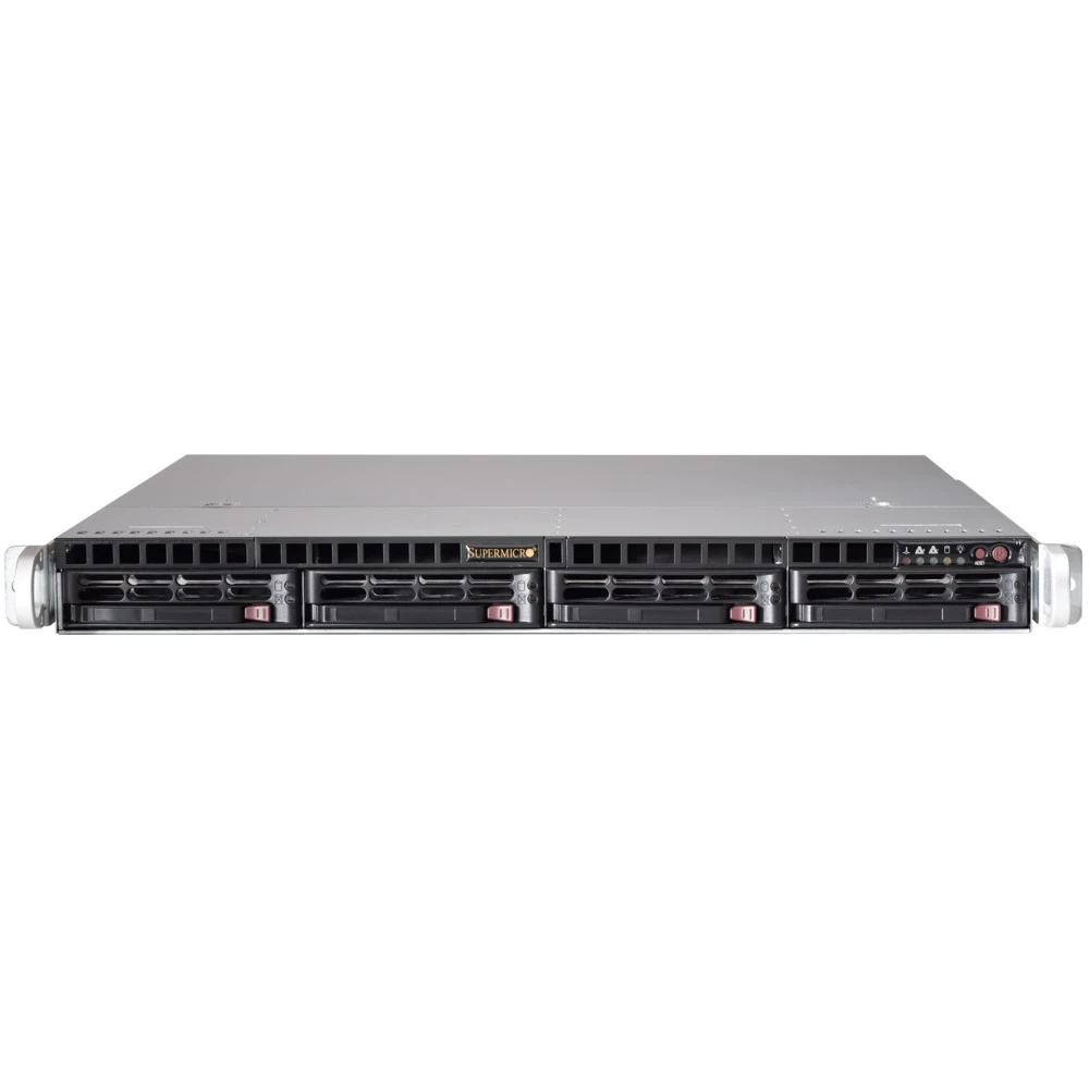 Сервер Supermicro CSE-813MFTQC-505CB/X11DPL SMR0125 1U Rack, Xeon Silver 4112, 2600 МГц, 4, 8.25, 1 x 16 ГБ, LFF 3.5", 4