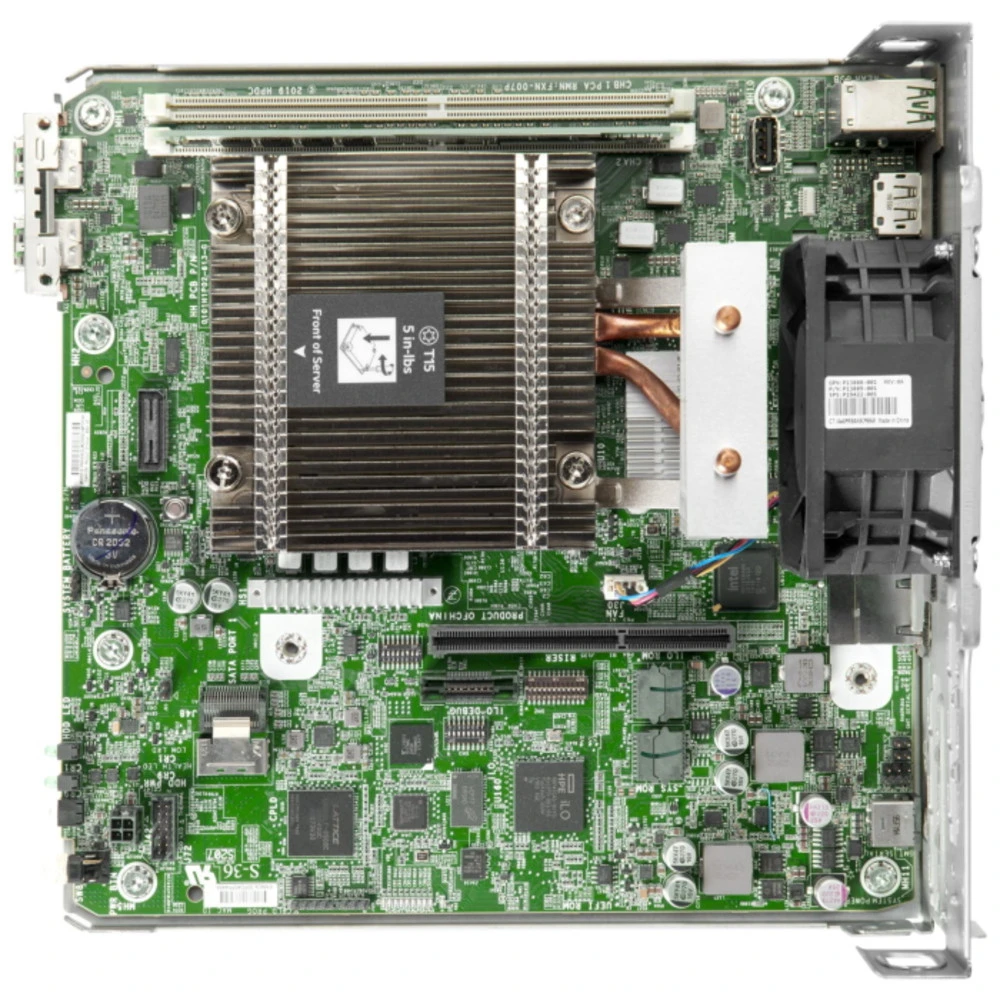 Сервер HPE ProLiant MicroServer Gen10 Plus P16006-421 Ultra Microtower, Xeon E-2224, 3400 МГц, 4, 8, 1 x 16 ГБ, LFF 3.5", 4