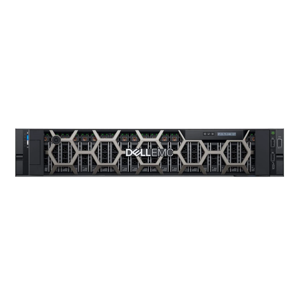Сервер Dell PowerEdge R740xd 210-AKZR-101 2U Rack, Xeon Silver 4214, 2200 МГц, 12, 16.5, 24 x 16 ГБ, SFF 2.5", 24, 12x 3.84 ТБ