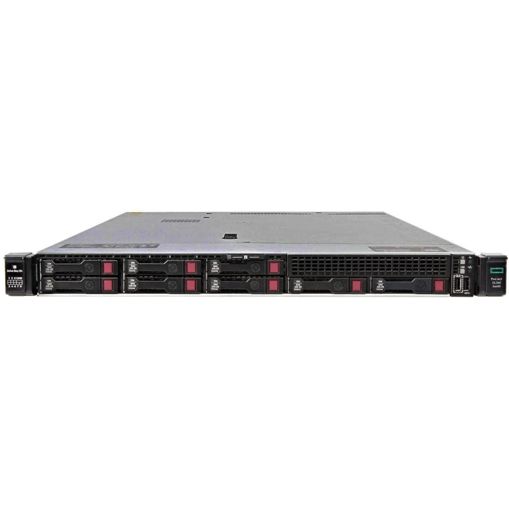 Сервер HPE Proliant DL360 Gen10 P23577-B21 1U Rack, Xeon Silver 4215R, 3200 МГц, 8, 11, 1 x 32 ГБ, SFF 2.5", 10