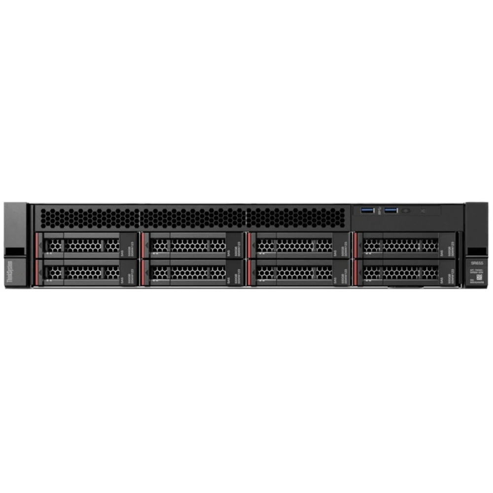 Сервер Lenovo ThinkSystem SR655 7Z01A049EA 2U Rack, EPYC 7282, 2800 МГц, 16, 64, 1 x 32 ГБ, SFF 2.5", 8