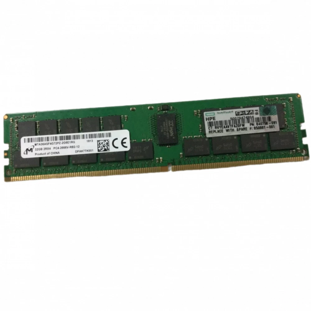 Серверная оперативная память ОЗУ HPE 32Gb DDR4 DIMM 815100-B21 32 ГБ, DDR4