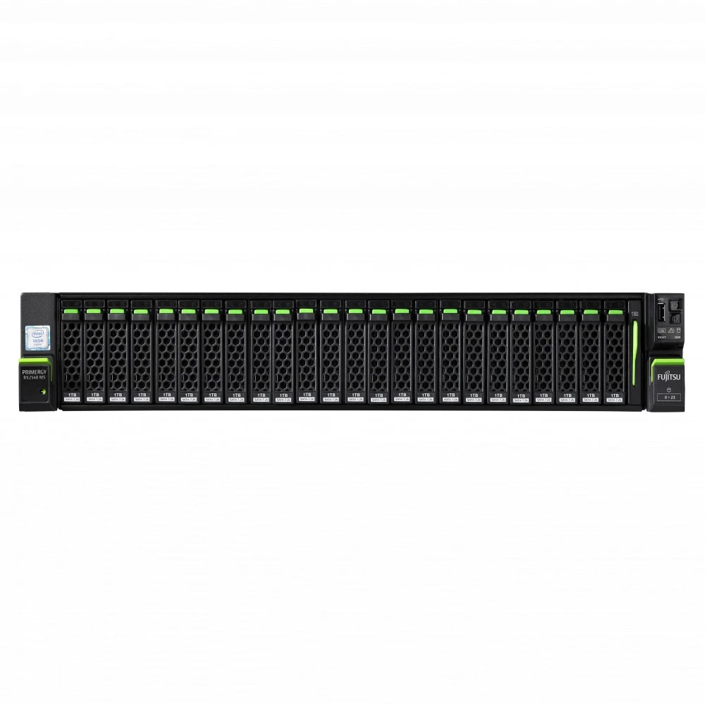Сервер Fujitsu PRIMERGY RX2540 M5 S26361-K1655-V408_spec 2U Rack, Xeon Gold 6242, 2800 МГц, 16, 22, SFF 2.5", 28