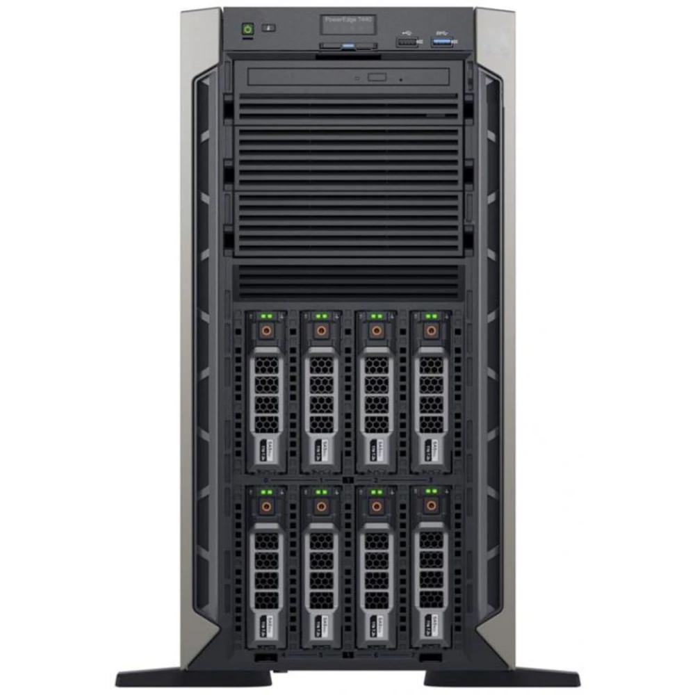 Сервер Dell PowerEdge T440 T440-5218-03 Tower, Xeon Silver 4114, 2200 МГц, 10, 13.75, 4 x 16 ГБ, SFF 2.5", 8