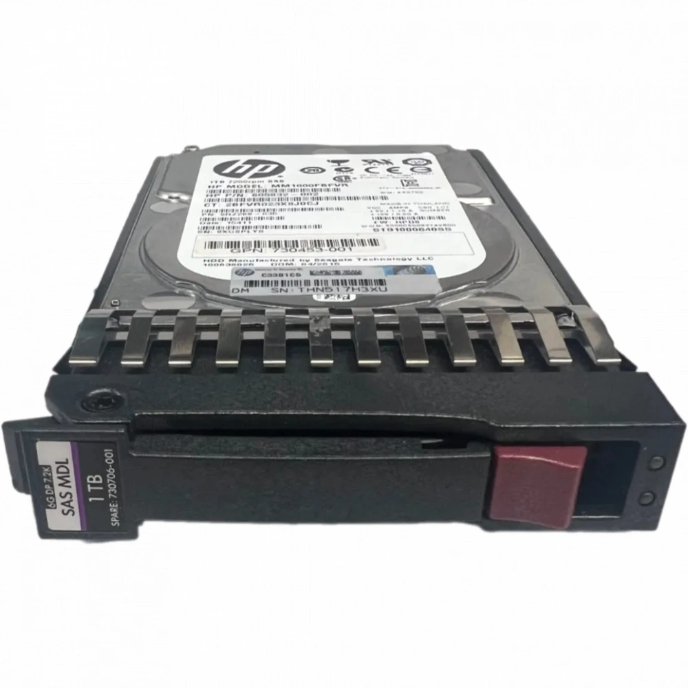 Серверный жесткий диск HPE MSA 1TB 6G SAS 7.2K 2.5in DP MDL HDD C8S62A 2,5 SFF, 1 ТБ, SAS