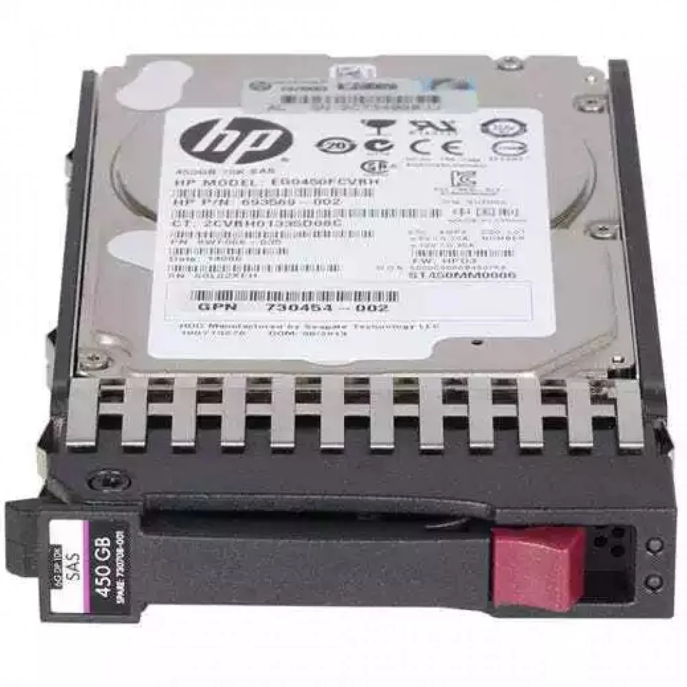 Опция для системы хранения данных СХД HPE 450GB 10K 6 Gb/s SAS SFF Hot-Plug for MSA2 E2D56A Диск для СХД