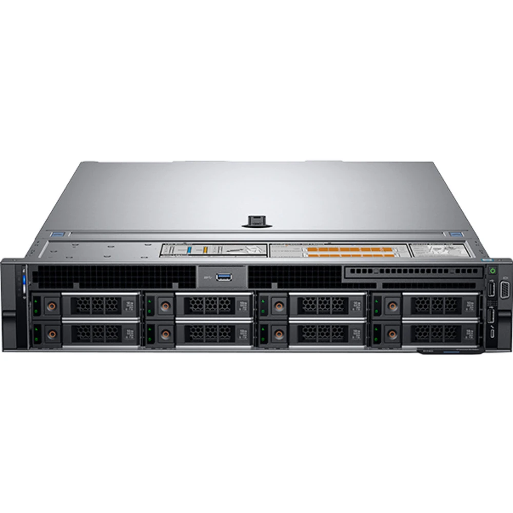 Сервер Dell PowerEdge R740 210-AKXJ-B 2U Rack, Xeon Silver 4208, 2100 МГц, 8, 11, 1 x 16 ГБ, LFF 3.5", 8, 1x 600 ГБ