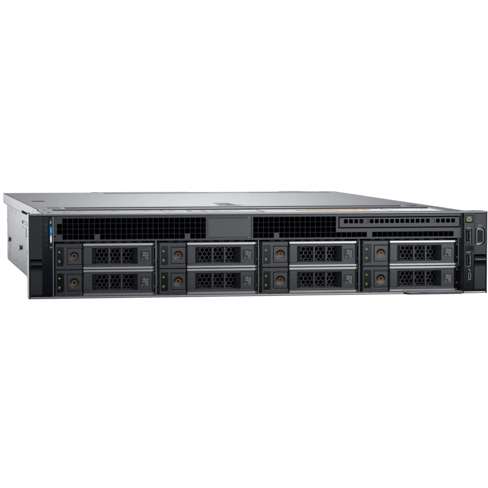 Сервер Dell PowerEdge R740 210-AKXJ-B 2U Rack, Xeon Silver 4208, 2100 МГц, 8, 11, 1 x 16 ГБ, LFF 3.5", 8, 1x 600 ГБ