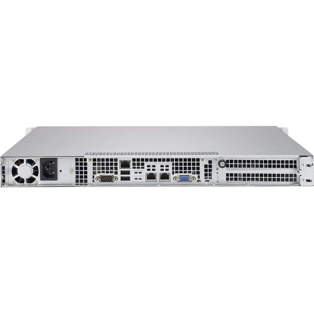 Сервер Supermicro CSE-813MFTQC-505CB SMR0145 1U Rack, Xeon E-2224, 3400 МГц, 4, 8, 1 x 8 ГБ, LFF 3.5", 4