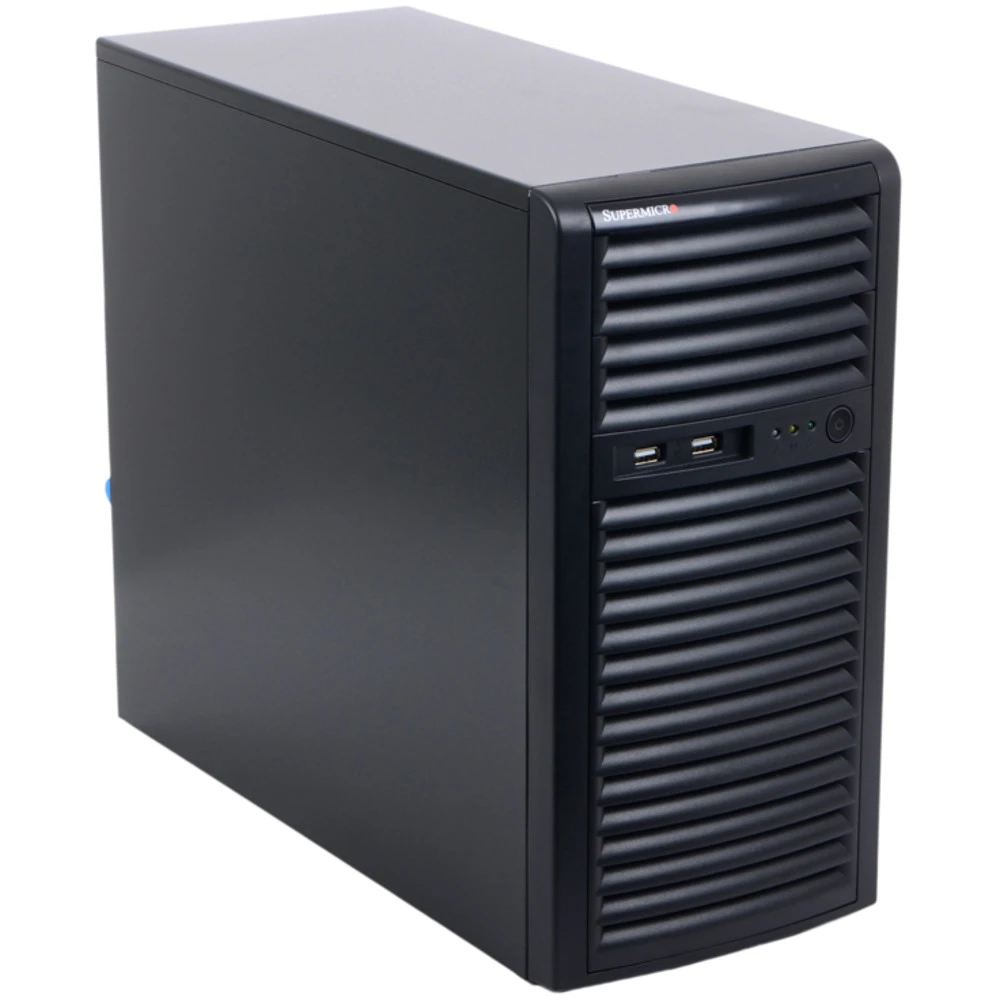 Сервер Supermicro CSE-731i-300B/X11SCL-F SMT0044 Tower, Xeon E-2224, 3400 МГц, 4, 8, 1 x 8 ГБ, LFF 3.5", 4