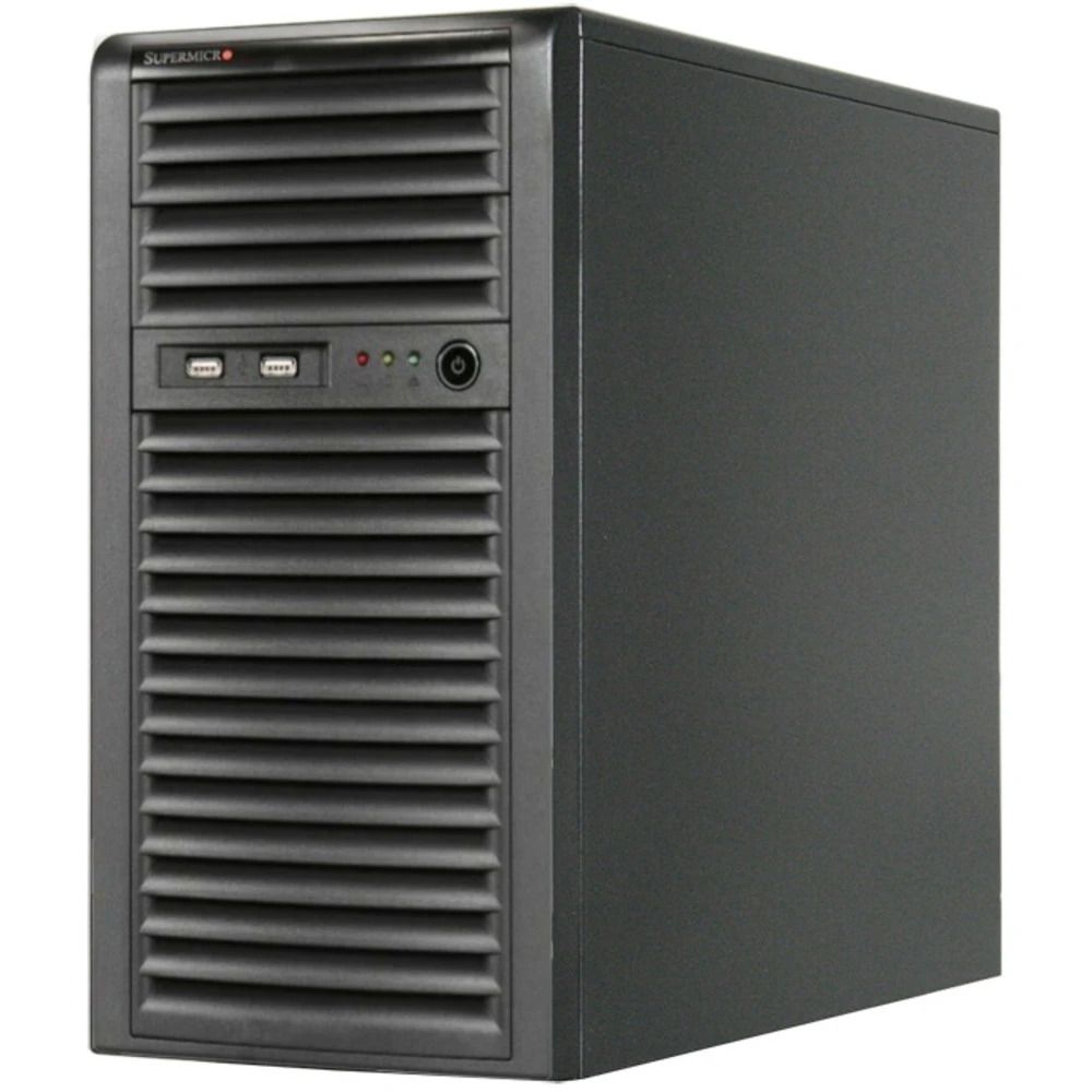 Сервер Supermicro CSE-731i-300B/X11SCL-F SMT0044 Tower, Xeon E-2224, 3400 МГц, 4, 8, 1 x 8 ГБ, LFF 3.5", 4