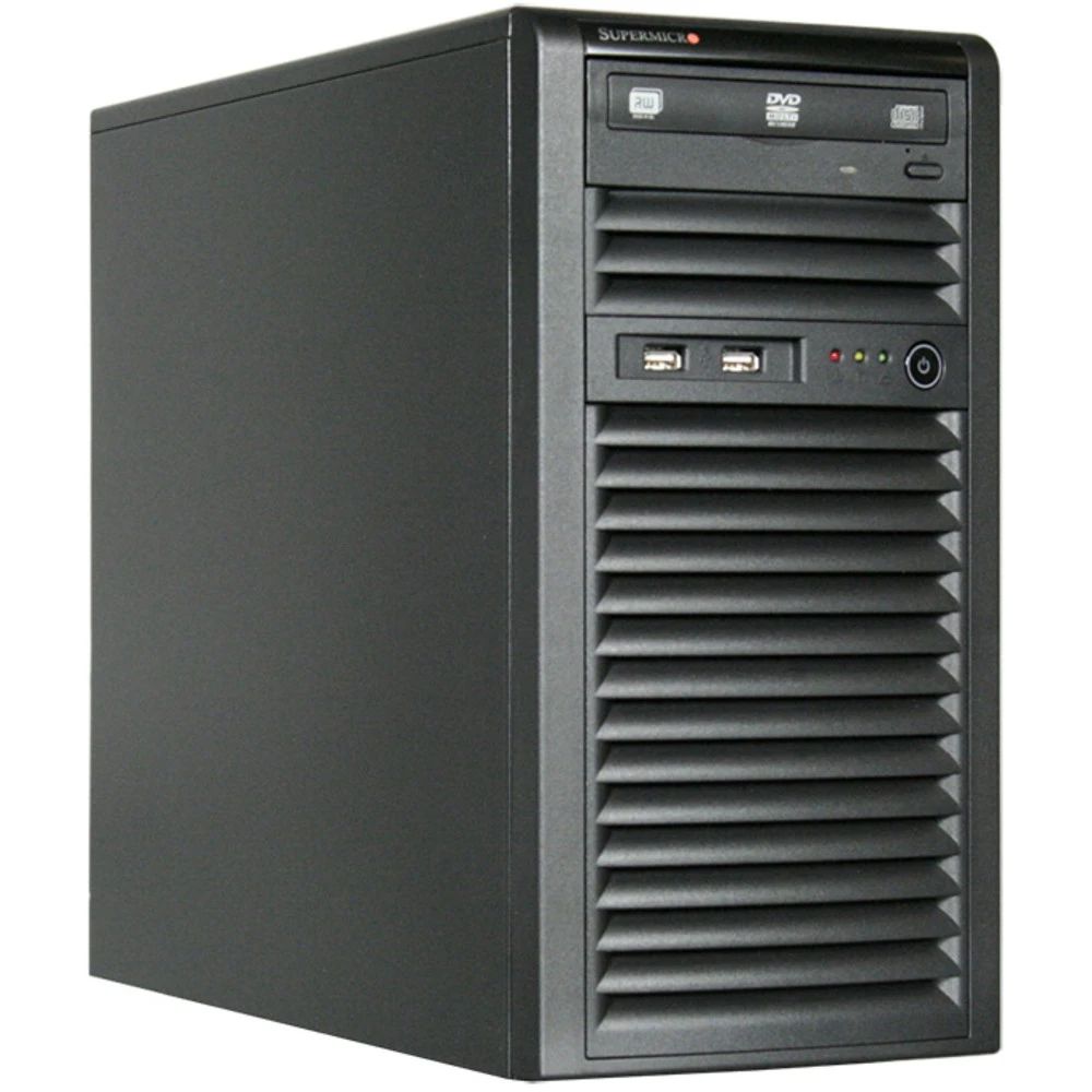 Сервер Supermicro CSE-731i-300B/X11SCL-F SMT0044 Tower, Xeon E-2224, 3400 МГц, 4, 8, 1 x 8 ГБ, LFF 3.5", 4