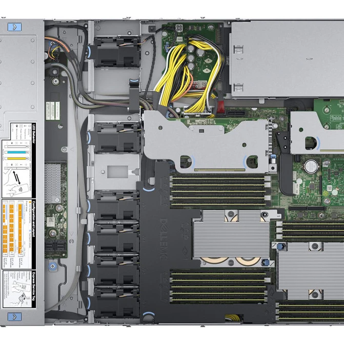Сервер Dell PowerEdge R440 210-ALZE_bundle300 1U Rack, Xeon Silver 4210R, 2400 МГц, 10, 13.75, SFF 2.5", 8