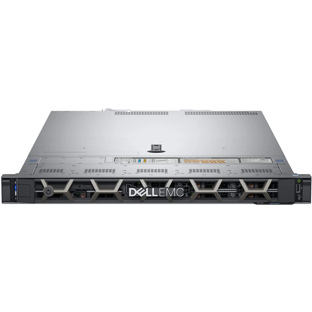 Сервер Dell PowerEdge R440 210-ALZE_bundle307 1U Rack, Xeon Silver 4215R, 3200 МГц, 8, 11, SFF 2.5", 8
