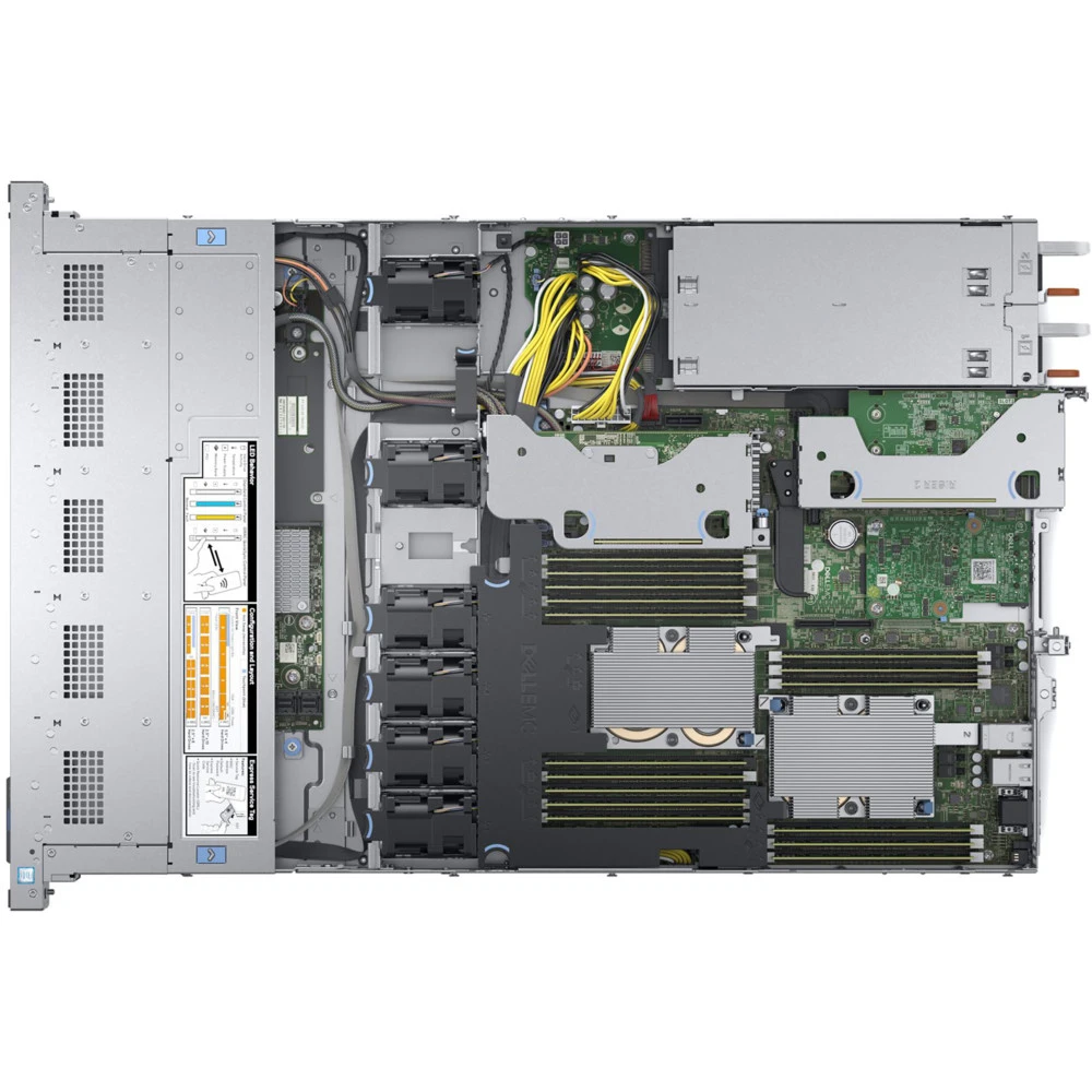 Сервер Dell PowerEdge R440 210-ALZE_bundle305 1U Rack, Xeon Silver 4210R, 2400 МГц, 10, 13.75, SFF 2.5", 8