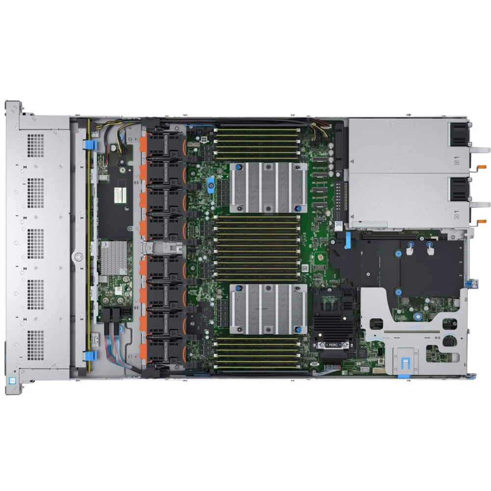 Сервер Dell PowerEdge R640 210-AKWU_bundle589 1U Rack, Xeon Gold 5220R, 2200 МГц, 24, 35.75, SFF 2.5", 8