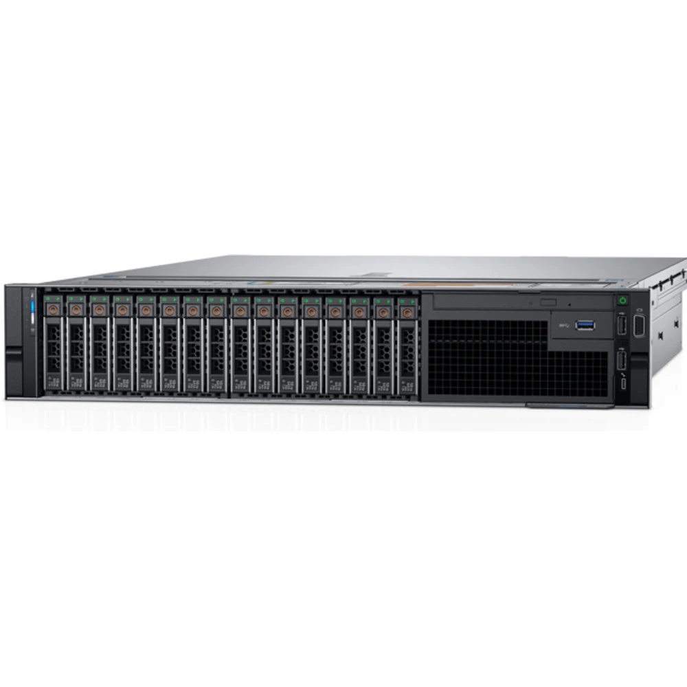 Сервер Dell PowerEdge R740 210-AKXJ_bundle435 2U Rack, Xeon Silver 4210R, 2400 МГц, 10, 13.75, SFF 2.5", 16