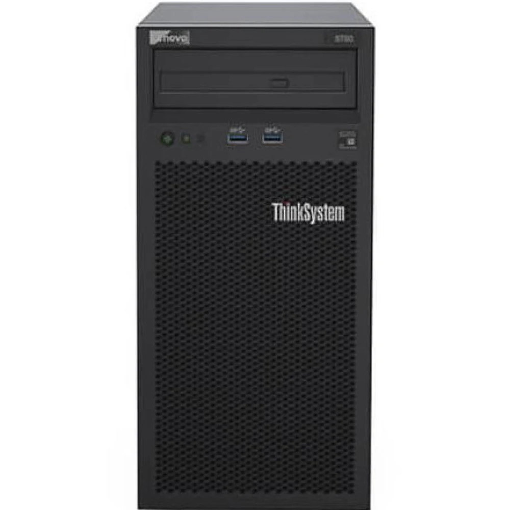 Сервер Lenovo ThinkSystem ST50 7Y48S04B00 Tower, Core i3-8100, 3600 МГц, 4, 6, 1 x 16 ГБ, LFF 3.5", 4, 2x 1 ТБ