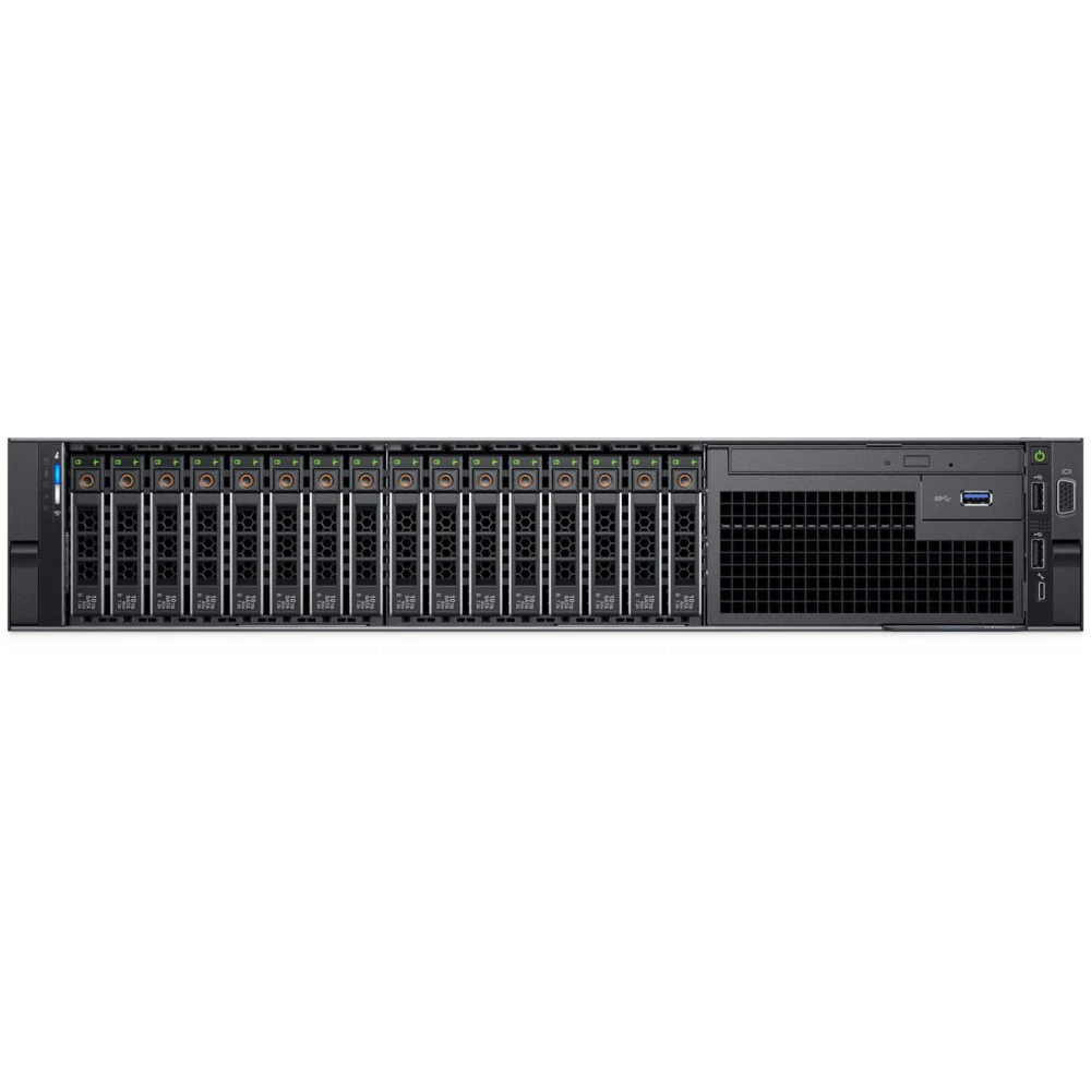 Сервер Dell PowerEdge R740 210-AKXJ-350 2U Rack, Xeon Silver 4210R, 2400 МГц, 10, 13.75, 2 x 16 ГБ, SFF 2.5", 16, 1x 1.2 ТБ