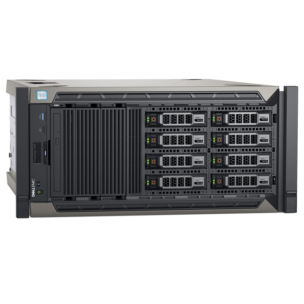 Сервер Dell PowerEdge T440 PET440RU2-01 Tower, Xeon Silver 4210, 2200 МГц, 10, 13.75, 2 x 16 ГБ, LFF 3.5", 8, 1x 1.92 ТБ