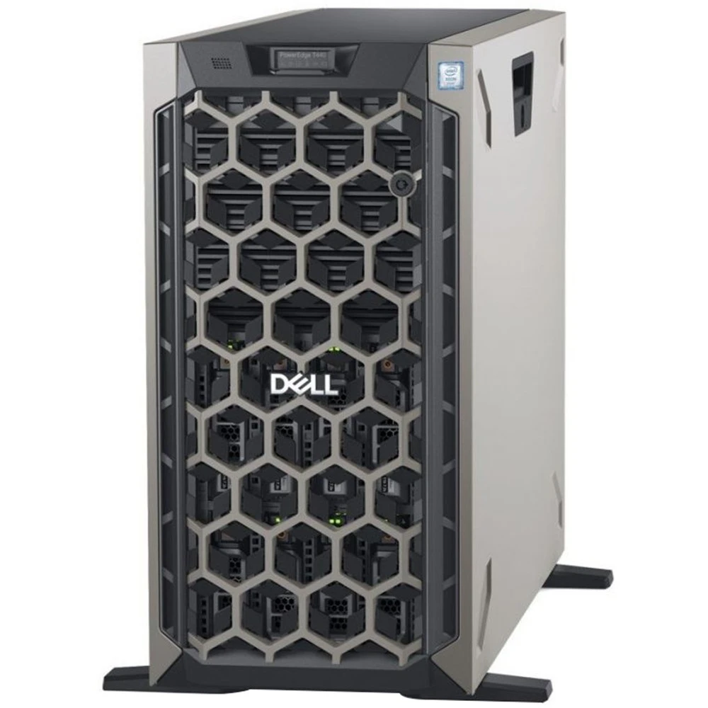 Сервер Dell PowerEdge T440 PET440RU2-01 Tower, Xeon Silver 4210, 2200 МГц, 10, 13.75, 2 x 16 ГБ, LFF 3.5", 8, 1x 1.92 ТБ