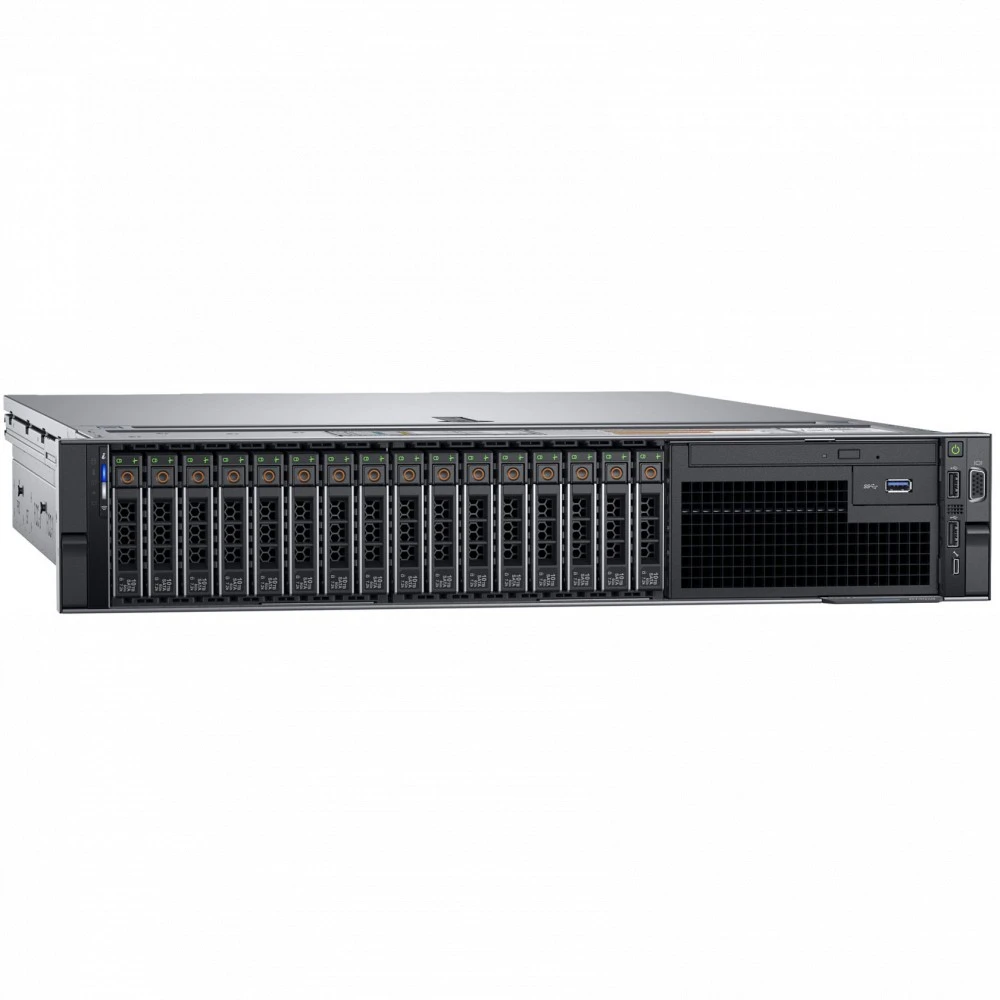 Сервер Dell PowerEdge R740 PER740RU3-03 2U Rack, Xeon Gold 6258R, 2700 МГц, 28, 38.5, 24 x 64 ГБ, SFF 2.5", 16, 16x 1.92 ТБ