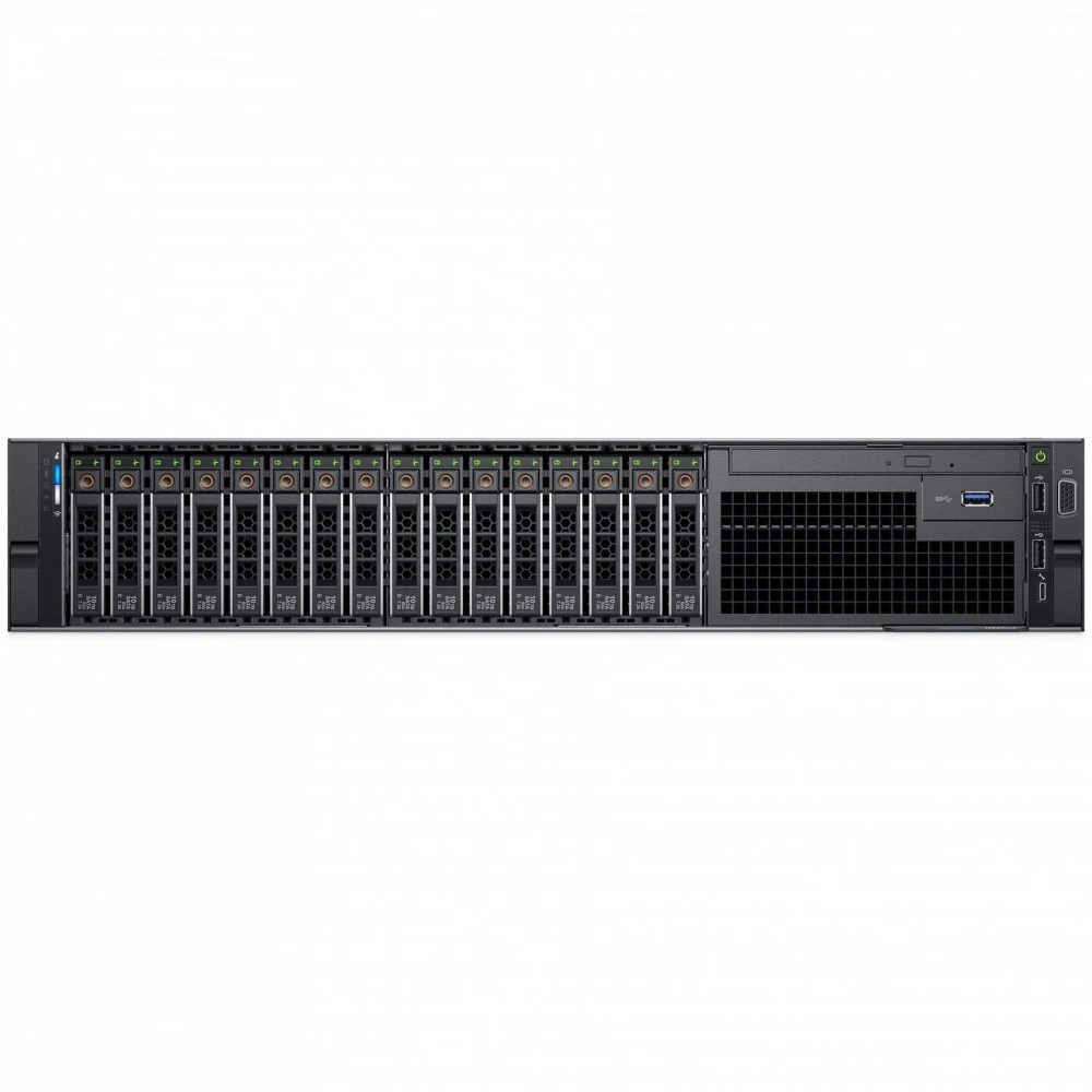 Сервер Dell PowerEdge R740 PER740RU3-03 2U Rack, Xeon Gold 6258R, 2700 МГц, 28, 38.5, 24 x 64 ГБ, SFF 2.5", 16, 16x 1.92 ТБ
