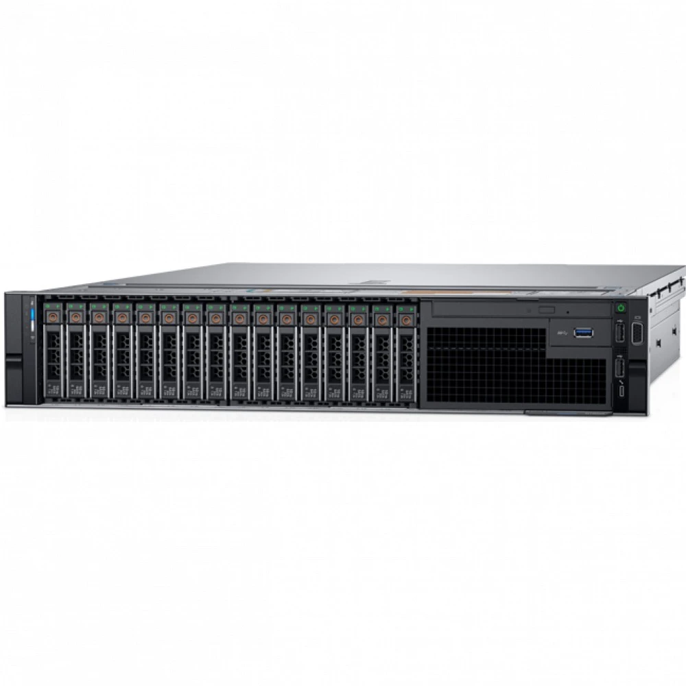 Сервер Dell PowerEdge R740 PER740RU3-03 2U Rack, Xeon Gold 6258R, 2700 МГц, 28, 38.5, 24 x 64 ГБ, SFF 2.5", 16, 16x 1.92 ТБ
