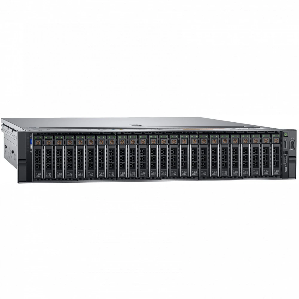 Сервер Dell PowerEdge R740XD PER740XDRU2 2U Rack, Xeon Silver 4210R, 2400 МГц, 10, 13.75, 2 x 16 ГБ, SFF 2.5", 24, 24x 480 ГБ