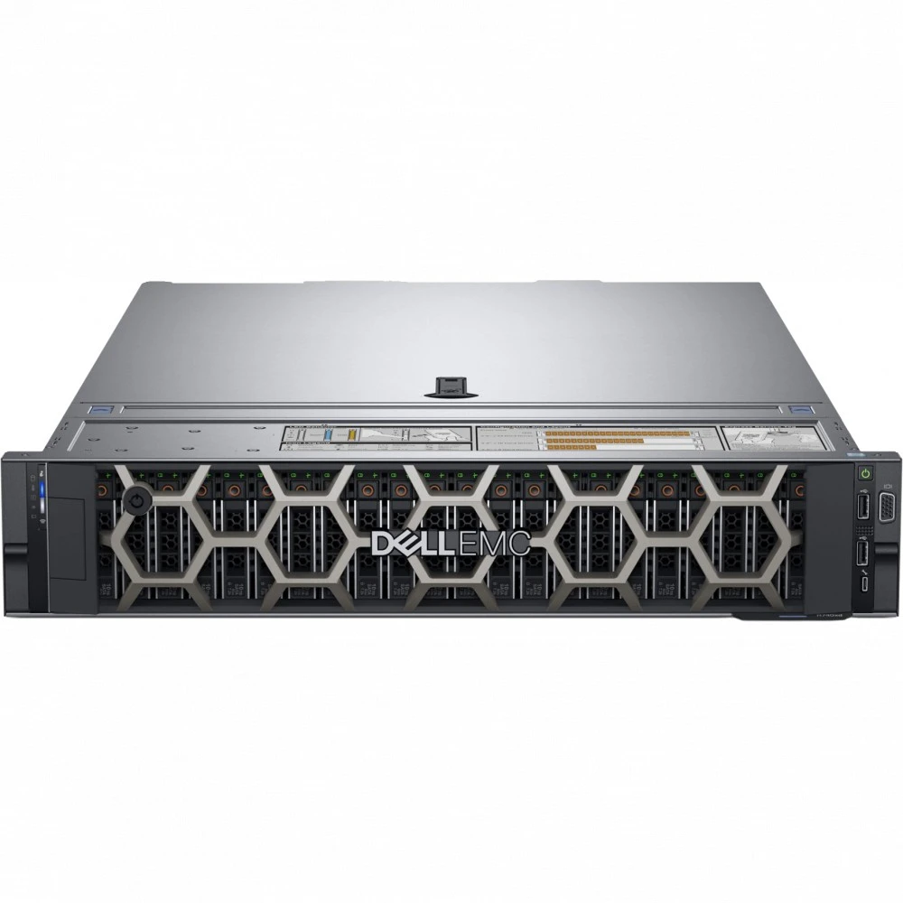 Сервер Dell PowerEdge R740XD PER740XDRU2 2U Rack, Xeon Silver 4210R, 2400 МГц, 10, 13.75, 2 x 16 ГБ, SFF 2.5", 24, 24x 480 ГБ