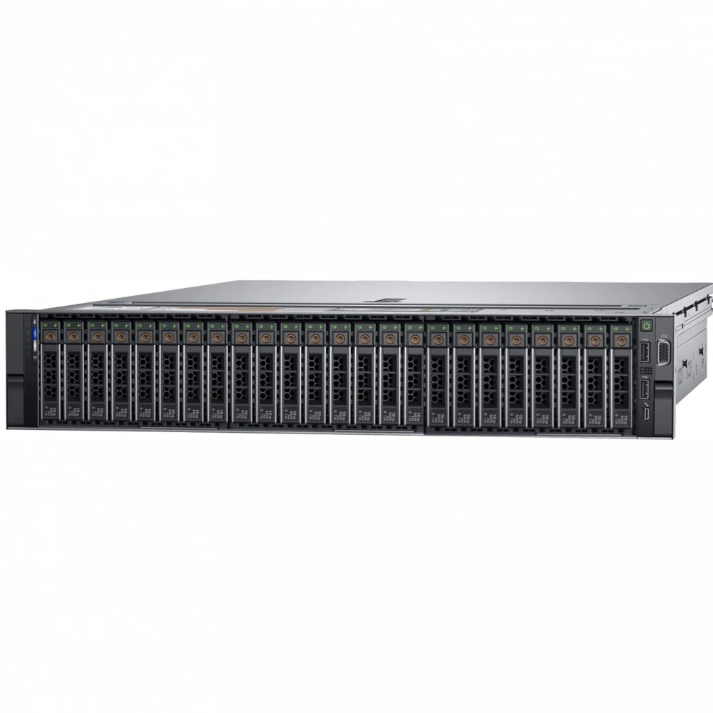 Сервер Dell PowerEdge R740XD PER740XDRU2 2U Rack, Xeon Silver 4210R, 2400 МГц, 10, 13.75, 2 x 16 ГБ, SFF 2.5", 24, 24x 480 ГБ