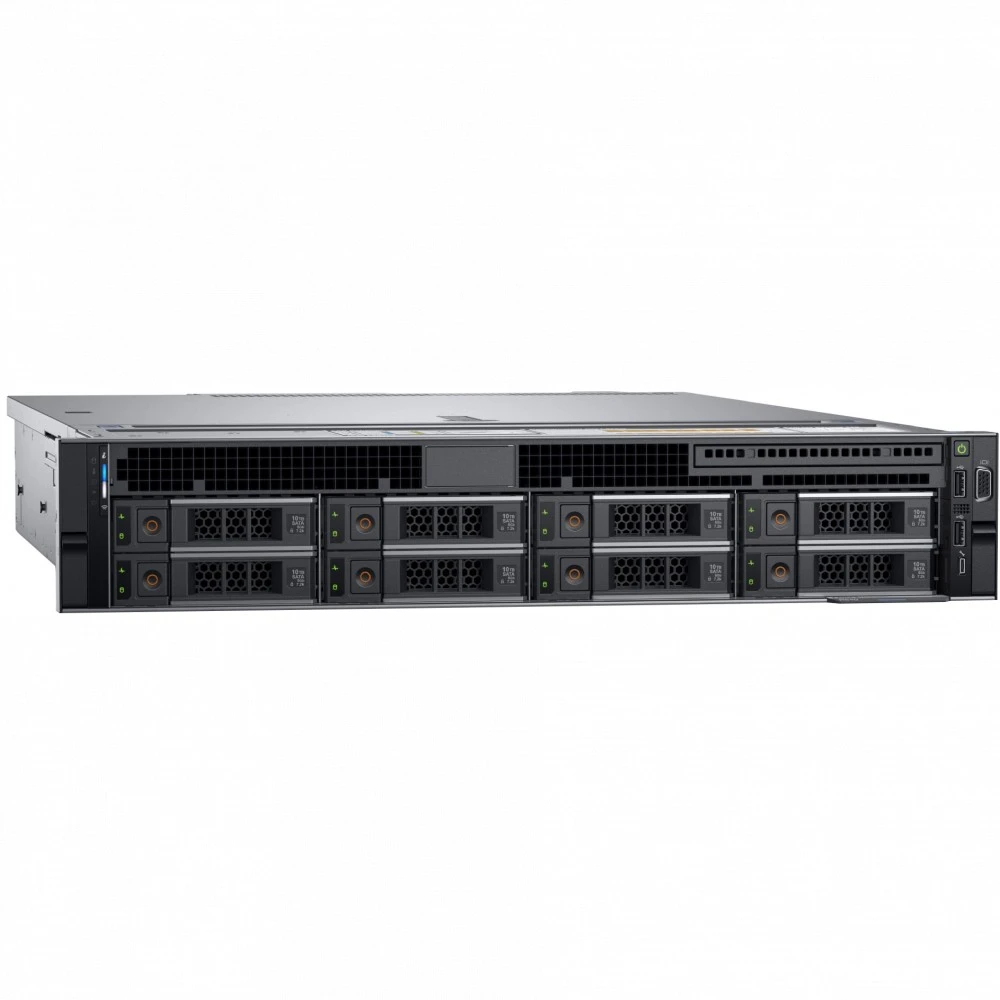 Сервер Dell PowerEdge R740 PER740RU1-08 2U Rack, Xeon Gold 6238R, 2500 МГц, 28, 38.5, 24 x 32 ГБ, LFF 3.5", 8, 4x 8 ТБ