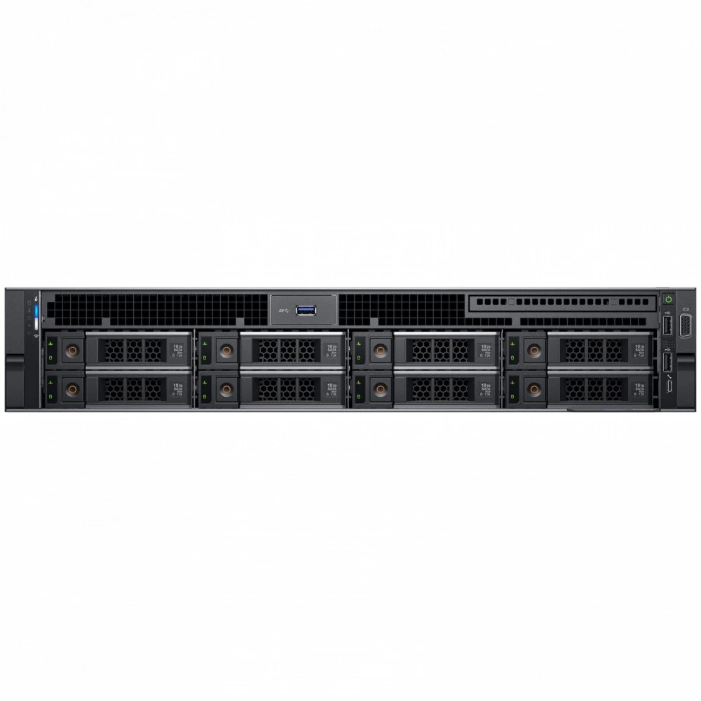Сервер Dell PowerEdge R740 PER740RU1-08 2U Rack, Xeon Gold 6238R, 2500 МГц, 28, 38.5, 24 x 32 ГБ, LFF 3.5", 8, 4x 8 ТБ