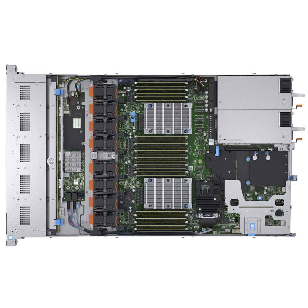 Сервер Dell PowerEdge R640 210-AKWU-627 1U Rack, Xeon Silver 4210R, 2400 МГц, 10, 13.75, 1 x 16 ГБ, SFF 2.5", 8, 1x 1.2 ТБ