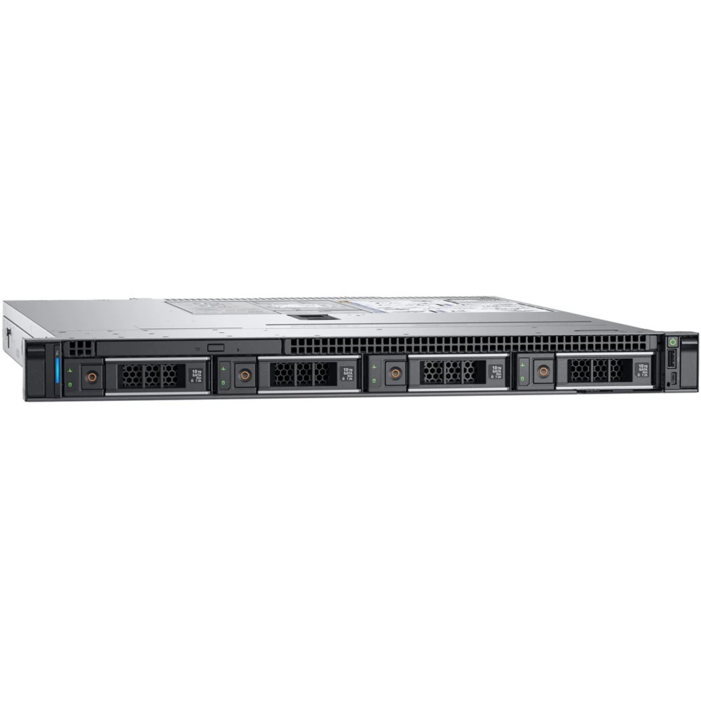 Сервер Dell PowerEdge R340 210-AQUB-C 1U Rack, Xeon E-2224, 3400 МГц, 4, 8, 1 x 16 ГБ, LFF 3.5", 4