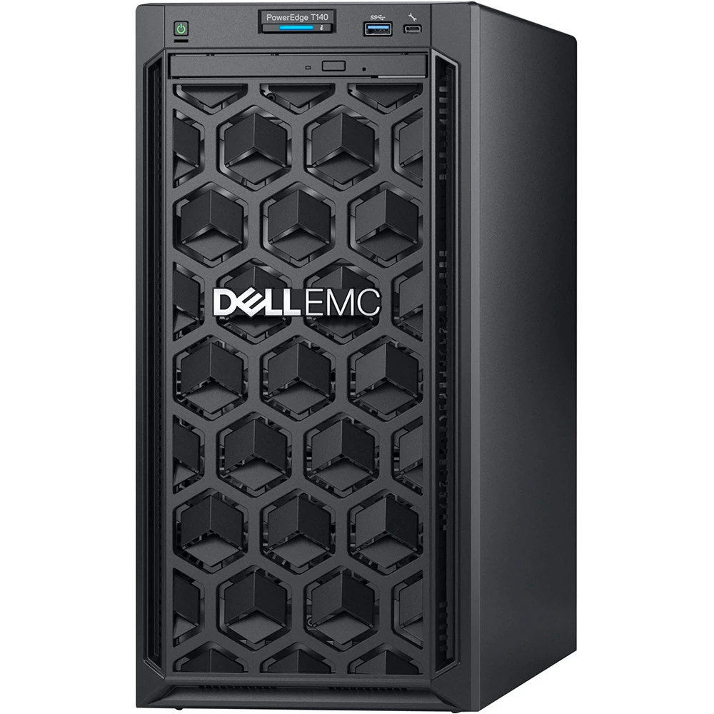Сервер Dell PowerEdge T140 MEA_T140_VI_VP-210-AQSP_B01 Tower, Xeon E-2134, 3500 МГц, 4, 8, 1 x 16 ГБ, LFF 3.5", 4, 1x 1 ТБ