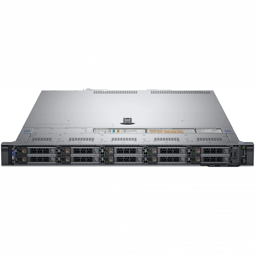 Сервер Dell PowerEdge R640 PER640RU2-8 1U Rack, Xeon Silver 4210R, 2400 МГц, 10, 13.75, 4 x 16 ГБ, SFF 2.5", 10
