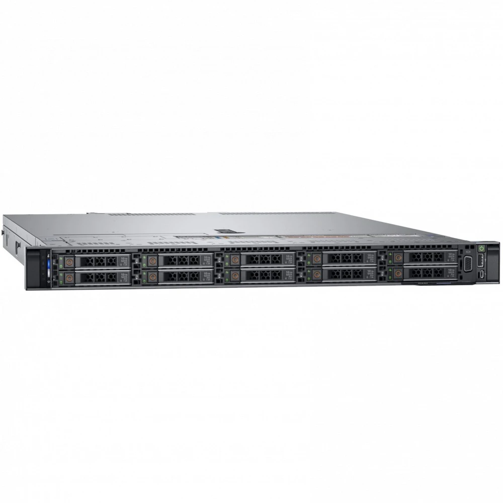 Сервер Dell PowerEdge R640 PER640RU2-8 1U Rack, Xeon Silver 4210R, 2400 МГц, 10, 13.75, 4 x 16 ГБ, SFF 2.5", 10