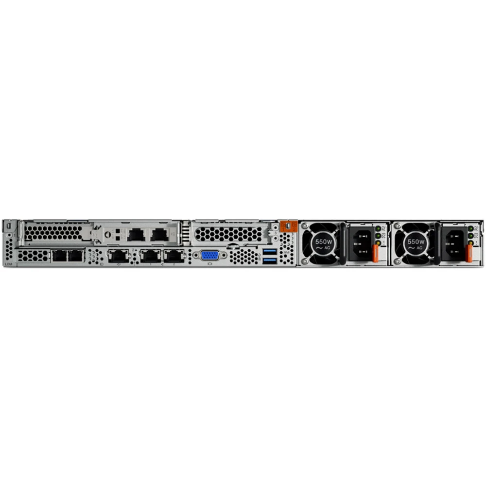 Сервер Lenovo SR530 7X08A0AEEA 1U Rack, Xeon Silver 4210R, 2400 МГц, 10, 13.75, 1 x 16 ГБ, LFF 3.5", 4