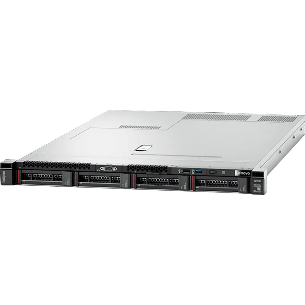 Сервер Lenovo SR530 7X08A0AEEA 1U Rack, Xeon Silver 4210R, 2400 МГц, 10, 13.75, 1 x 16 ГБ, LFF 3.5", 4