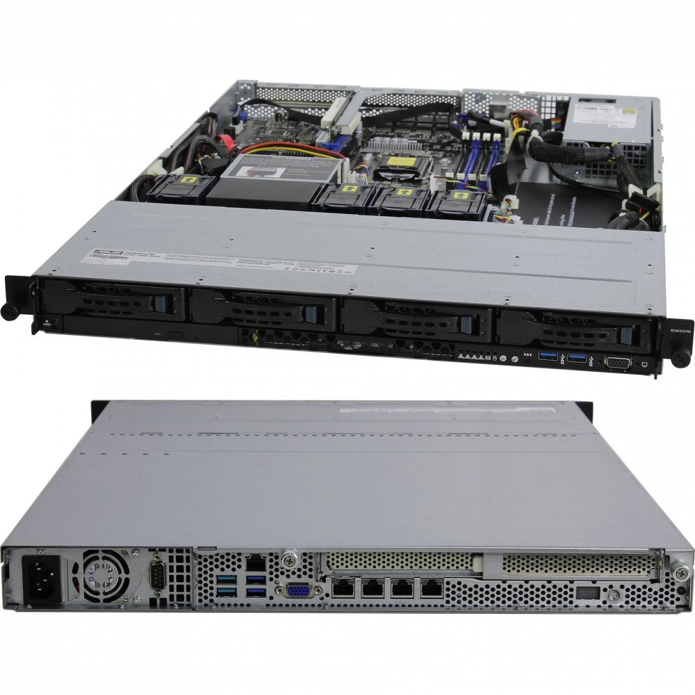 Серверная платформа Asus RS300-E10-PS4 90SF00D1-M02780 Rack (1U)