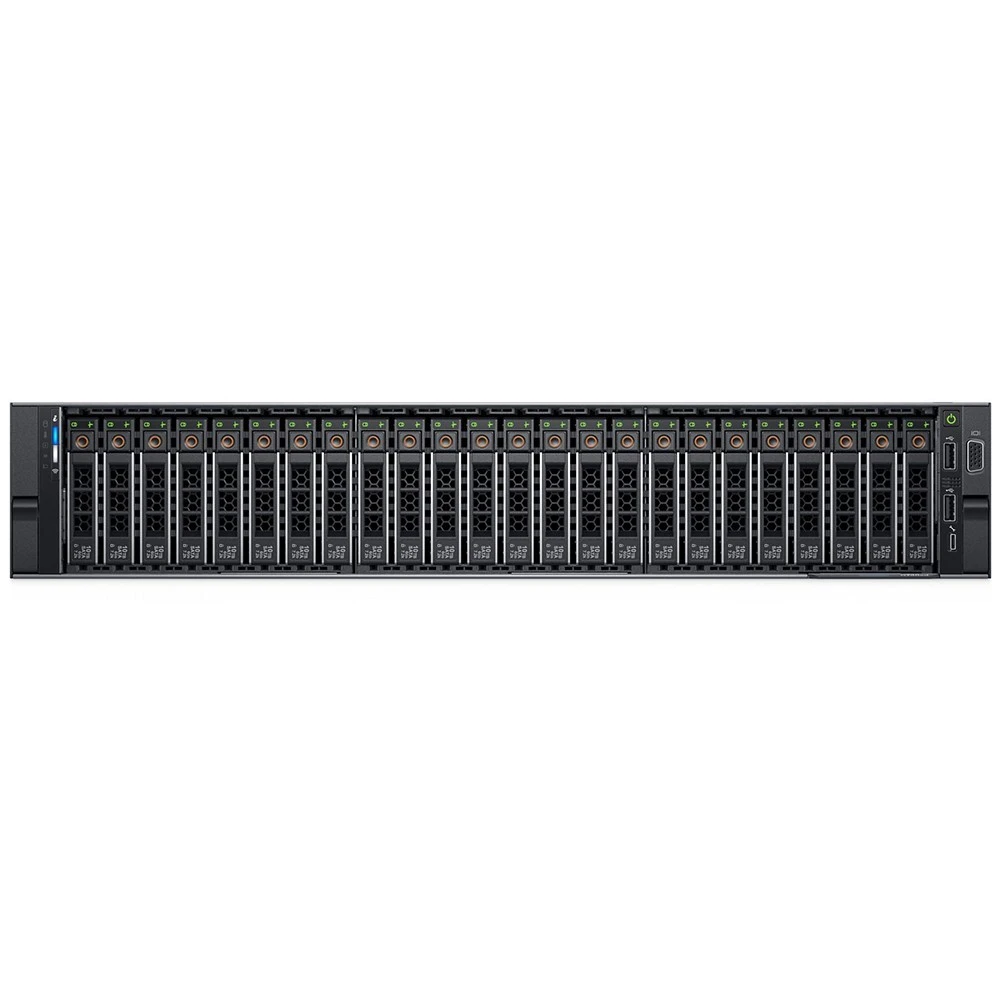 Сервер Dell PowerEdge R740XD 210-AKZR-157 2U Rack, Xeon Gold 5220, 2200 МГц, 18, 24.75, 2 x 16 ГБ, SFF 2.5", 24, 22x 480 ГБ