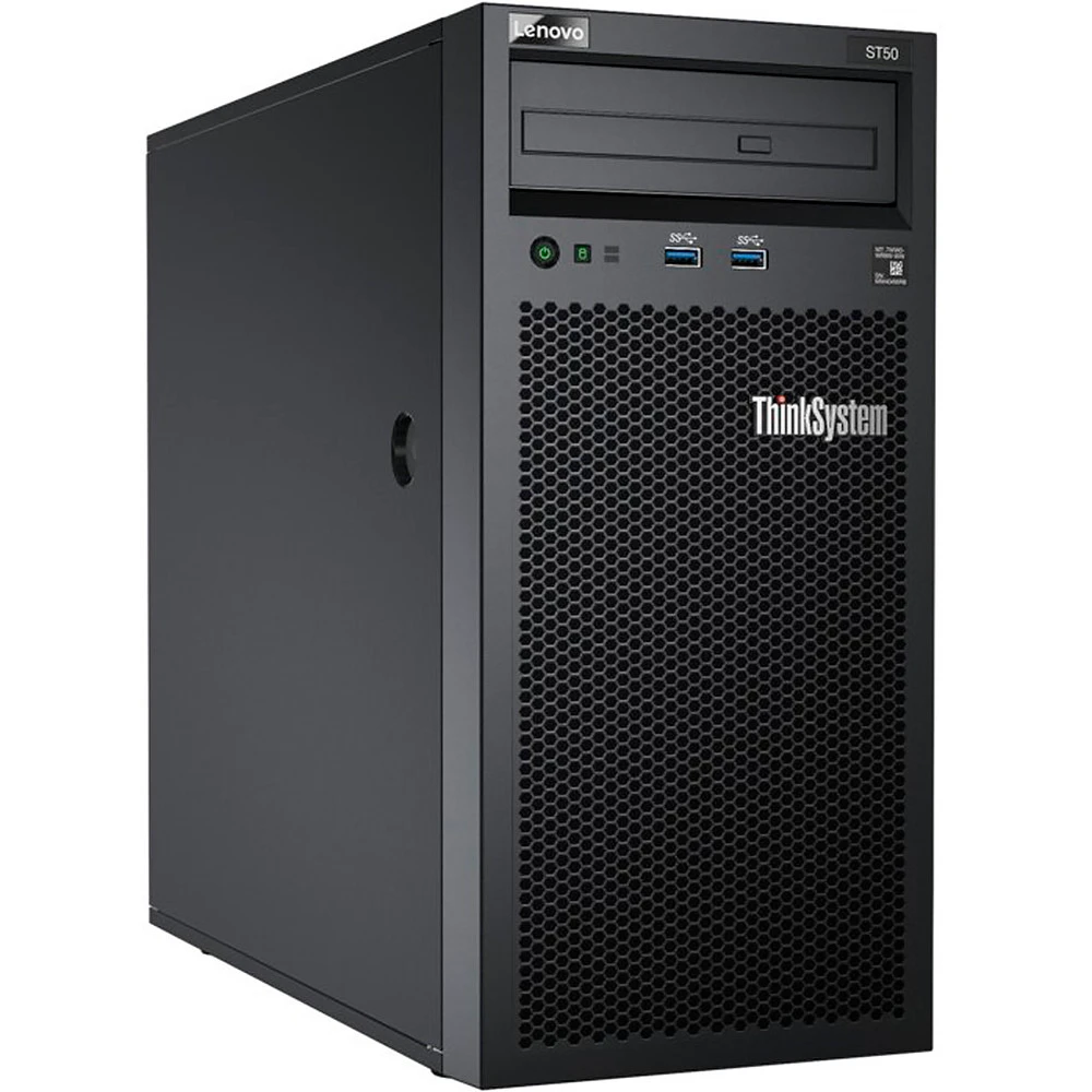 Сервер Lenovo ThinkSystem ST50 7Y48A03YEA Tower, Xeon E-2226G, 3400 МГц, 6, 12, 1 x 16 ГБ, LFF 3.5", 4, 1x 480 ГБ