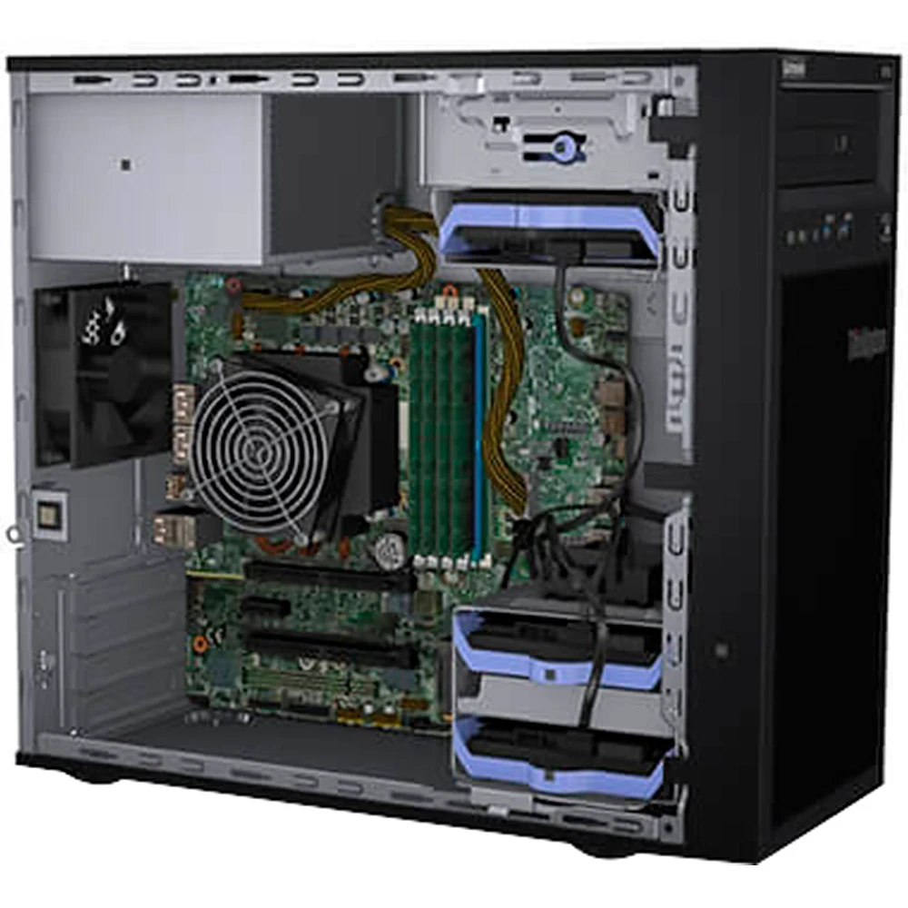 Сервер Lenovo ThinkSystem ST50 7Y48A03YEA Tower, Xeon E-2226G, 3400 МГц, 6, 12, 1 x 16 ГБ, LFF 3.5", 4, 1x 480 ГБ