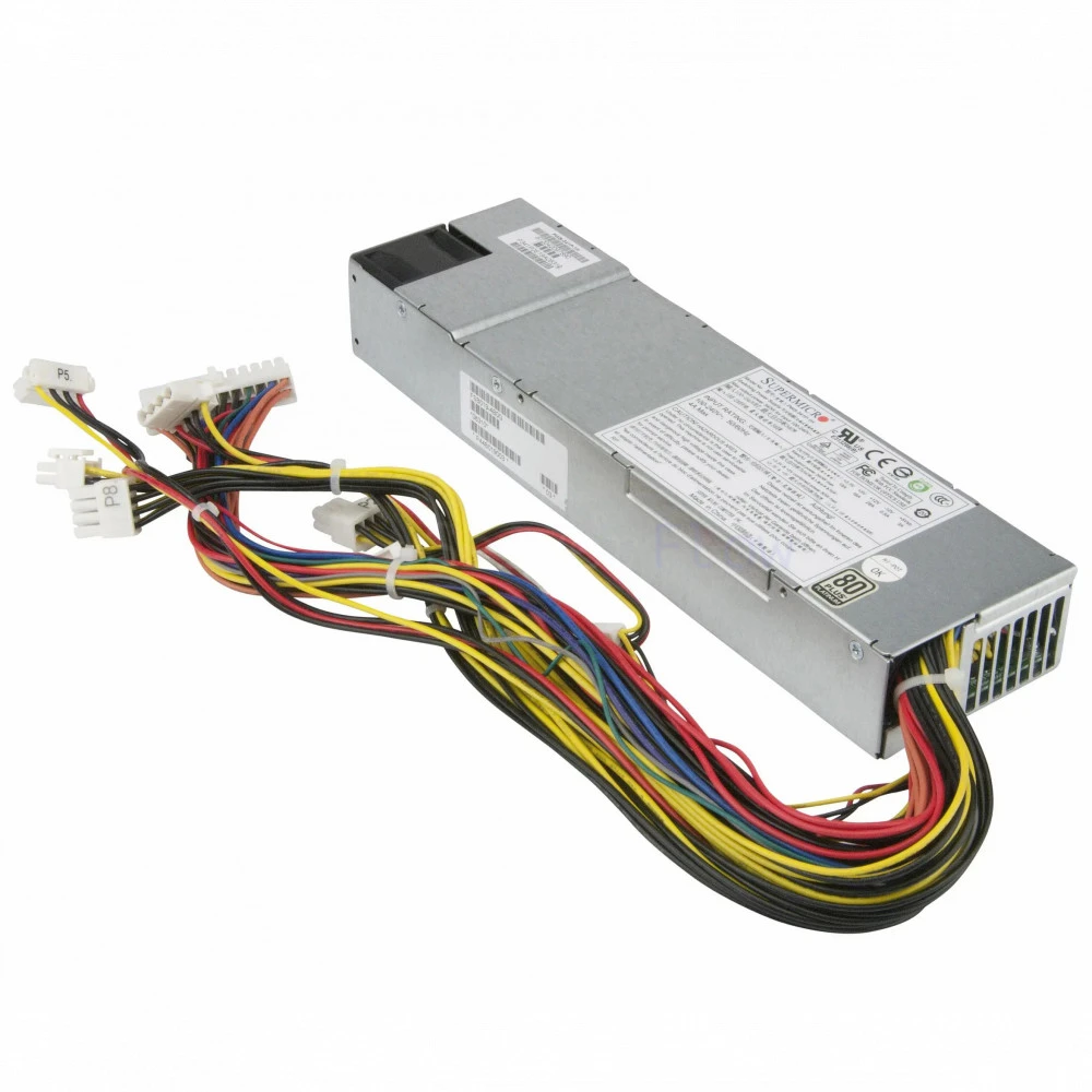 Серверный блок питания Supermicro PWS-341P-1H 1U, 330 Вт