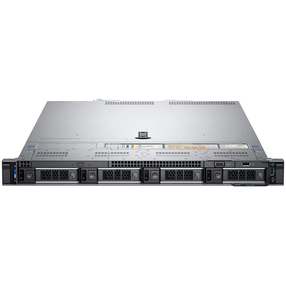 Сервер Dell PowerEdge R440 210-ALZE_bundle355 1U Rack, Xeon Silver 4210R, 2400 МГц, 10, 13.75, LFF 3.5", 4