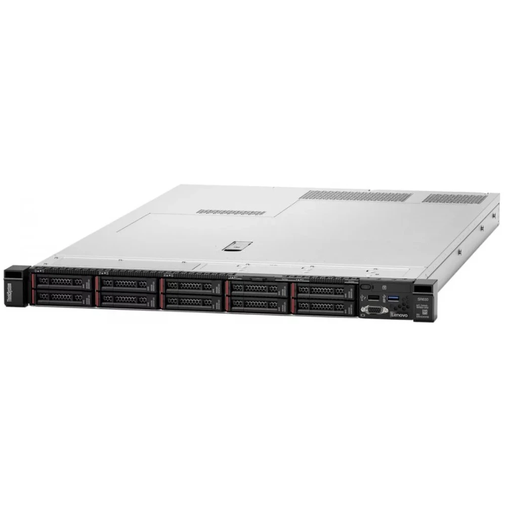 Сервер Lenovo ThinkSystem SR630 7X02A0F1EA/R 1U Rack, Xeon Silver 4208, 2100 МГц, 8, 11, 1 x 32 ГБ, SFF 2.5", 10