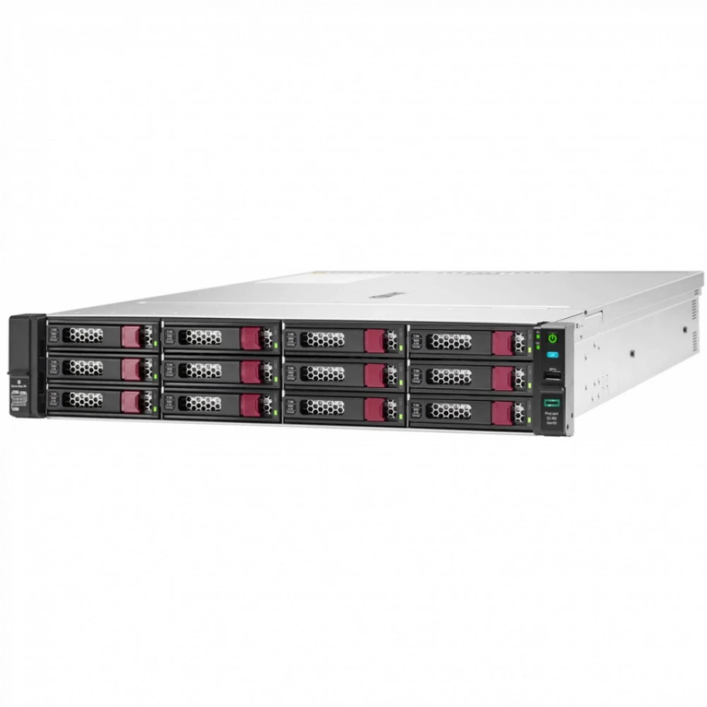 Сервер HPE Proliant DL180 Gen10 P37151-B21 2U Rack, Xeon Silver 4208, 2100 МГц, 8, 11, 1 x 16 ГБ, LFF 3.5", 12